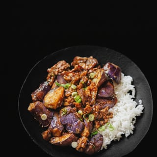 Eggplant Stir-Fry - Vegetarian